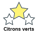 Citrons verts