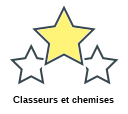 Classeurs et chemises