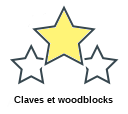 Claves et woodblocks