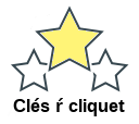 Clés ŕ cliquet