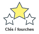 Clés ŕ fourches