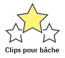 Clips pour bâche