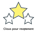 Clous pour revętement