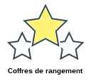 Coffres de rangement