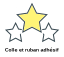 Colle et ruban adhésif