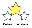 Colles ŕ carrelage