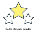 Colles blanches liquides