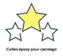 Colles époxy pour carrelage