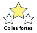 Colles fortes