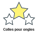 Colles pour ongles