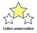 Colles universelles