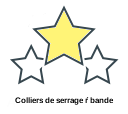 Colliers de serrage ŕ bande