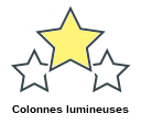 Colonnes lumineuses