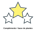 Compléments ŕ base de plantes