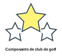 Composants de club de golf