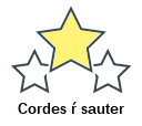 Cordes ŕ sauter