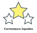 Correcteurs liquides