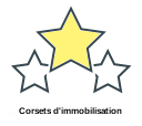 Corsets d'immobilisation