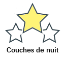 Couches de nuit