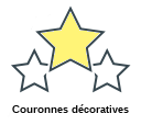 Couronnes décoratives