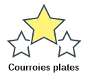 Courroies plates