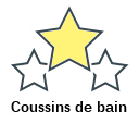 Coussins de bain