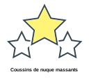 Coussins de nuque massants