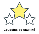 Coussins de stabilité