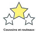 Coussins et rouleaux