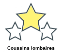 Coussins lombaires