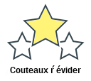 Couteaux ŕ évider