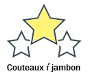 Couteaux ŕ jambon