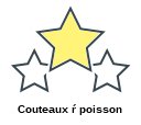 Couteaux ŕ poisson