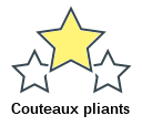 Couteaux pliants