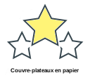 Couvre-plateaux en papier