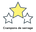 Crampons de serrage