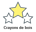 Crayons de bois