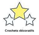 Crochets décoratifs