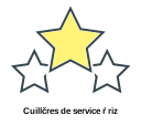 Cuillčres de service ŕ riz