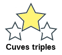 Cuves triples