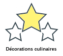 Décorations culinaires