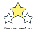 Décorations pour gâteaux