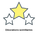 Décorations scintillantes