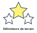 Délimiteurs de terrain