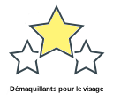 Démaquillants pour le visage