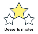 Desserts mixtes