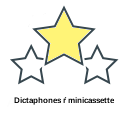Dictaphones ŕ minicassette