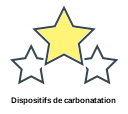 Dispositifs de carbonatation