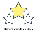 Disques abrasifs sur fibres