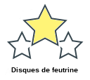 Disques de feutrine